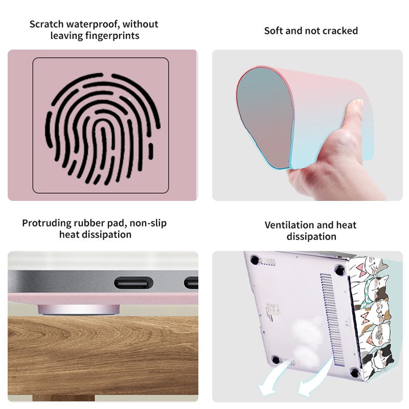 Ốp Lưng In Họa Tiết Dành Cho 2020 Macbook Air 13 M1 Pro 12 15 16 Inch A1278 A2337