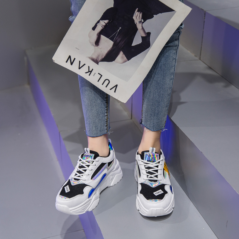 Giày Sneaker Phối Lưới Thời Trang Cho Nữ