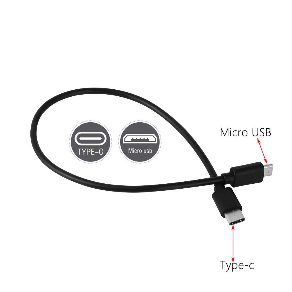 Dây cáp sạc truyền dữ liệu từ cổng USB Type C ( USB-C ) sang cổng Micro USB OTG