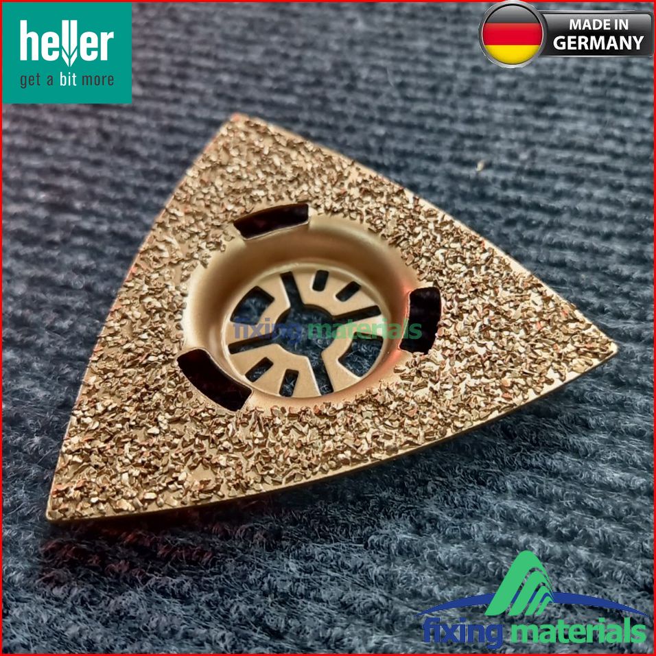 Lưỡi mài rung HELLER  kiểu tam giác, rộng 80mm, Mã UN40 28942