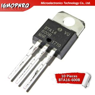 Bộ 10 linh kiện điện tử BTA16-600B BTA16-600 BTA16 Triacs 16 Amp 600 VoltTO-220