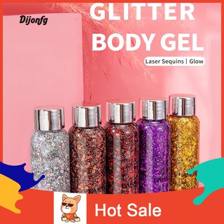 [Hàng mới về] Lọ nhũ kim tuyến dạng gel trang điểm mắt và cơ thể tiện dụng cho nữ hiệu HANDAIYAN