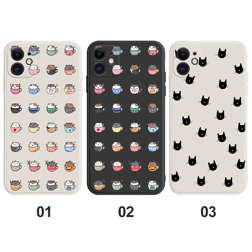 Ốp Điện Thoại Silicone Mềm In Hình Mèo TPA Cho Oneplus 8 PRO 9RT 7 PRO 7T PRO #H165