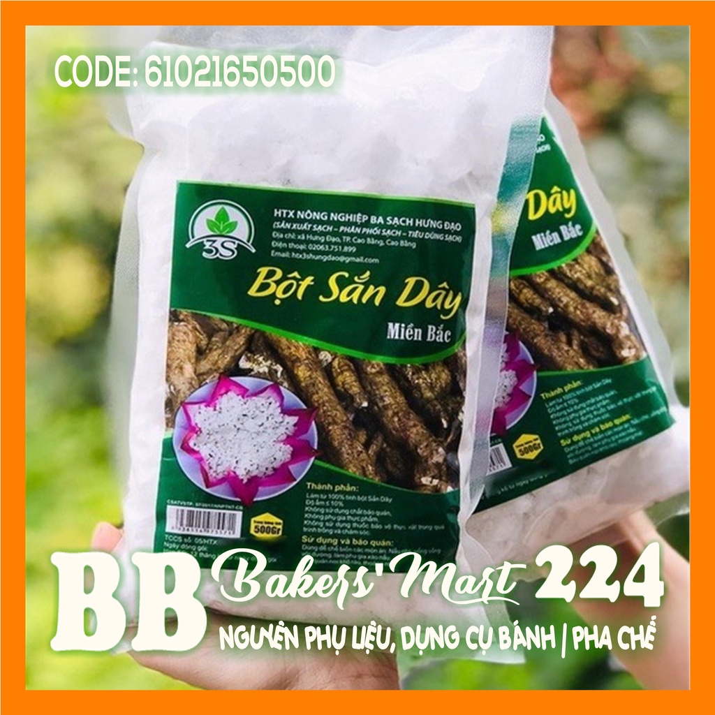 Bột SẮN DÂY Cao Bằng Miền Bắc - 1 gói 500gr