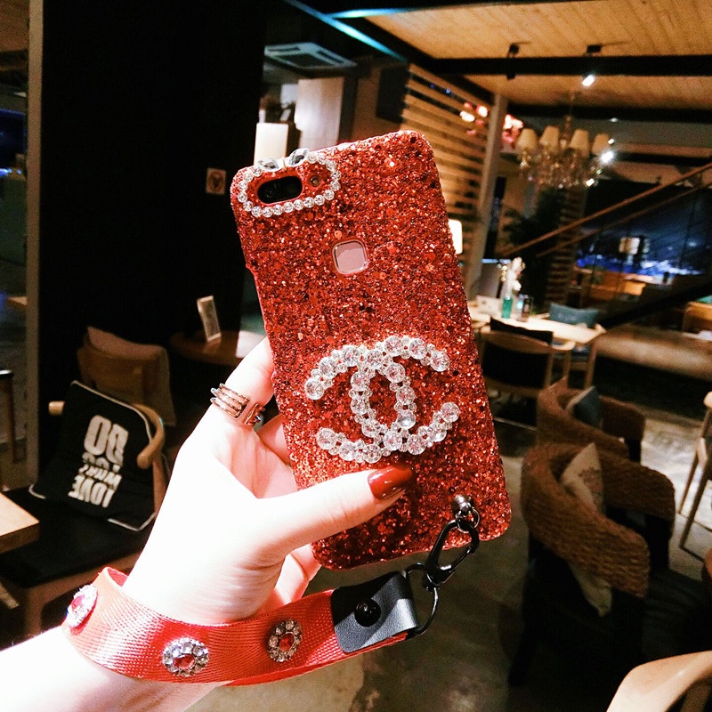 Ốp Điện Thoại Đính Kim Cương Giả Kèm Dây Đeo Cho iphone 15 14 13 12 11 pro max 7 8 6 6s plus x xs max xr 12