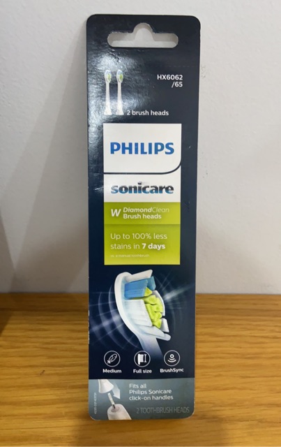 Set 2 Đầu bàn chải Philips Sonicare W Diamond Clean