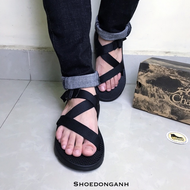 Dép Chaco nam đen truyền thống hàng siêu cấp