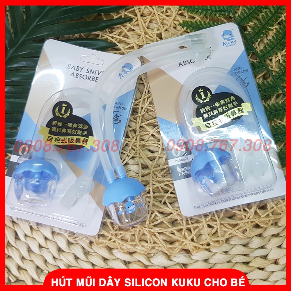 Hút Mũi Dây Sơ Sinh Silicon Mềm Kuku - Ku5342