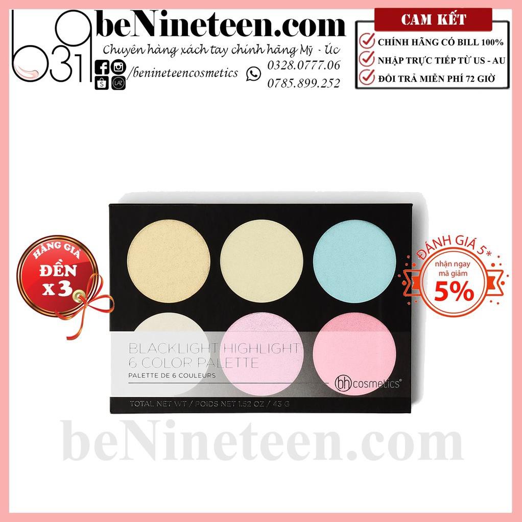 Bảng Phấn Bắt Sáng 6 ô BH Cosmetics Blacklight Highlight 6 Color Palette 43g | BigBuy360 - bigbuy360.vn