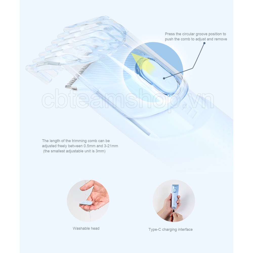 🎉giảm giá nóng🎉 Philips HC3688 Hệ Thống Tông Đơ Cắt Tóc Bằng Thép Không Gỉ Với Hệ Thống Cắt Dài 3-21mm