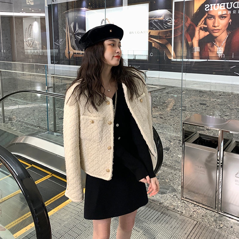 【ZHELIHANGFEI】Áo sơ mi dệt kim V - áo len gió tay dài cổ