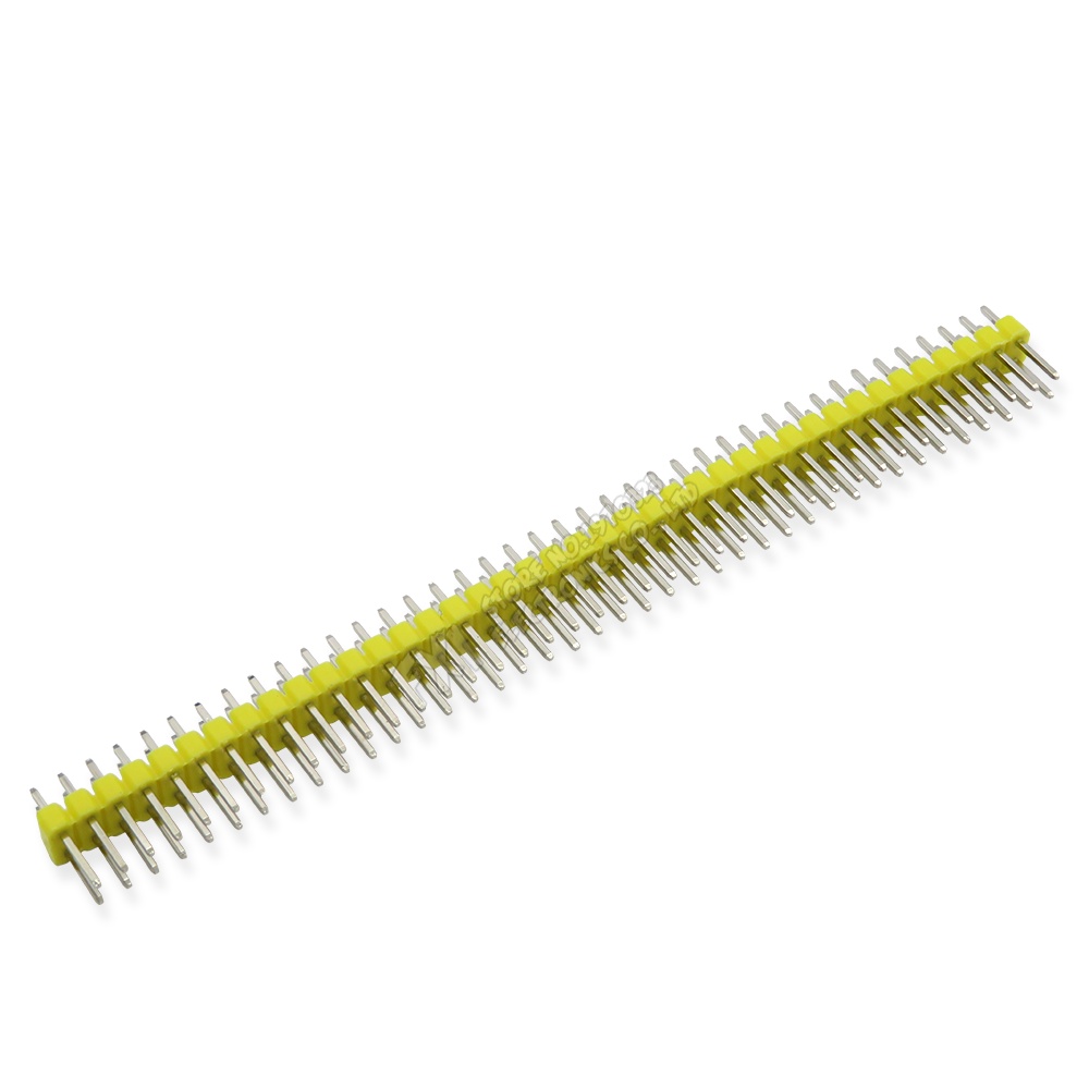 Set 10 Đầu Nối Pin Đơn 2.54MM 40Pin 1x40P 2x40P Male Cho Arduino Màu Đỏ Đen