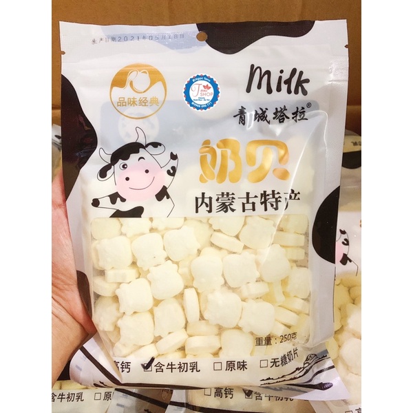 Kẹo sữa bò viên nén - gói 250g, ăn vặt ngon rẻ TaNo