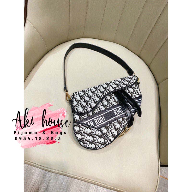 Túi đeo chéo Dior yên ngựa hottrend thời trang cho nữ