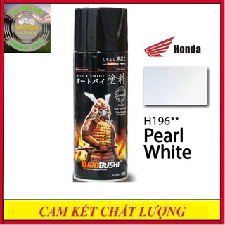 SƠN XỊT SAMURAI H196** MÀU TRẮNG NGỌC TRAI