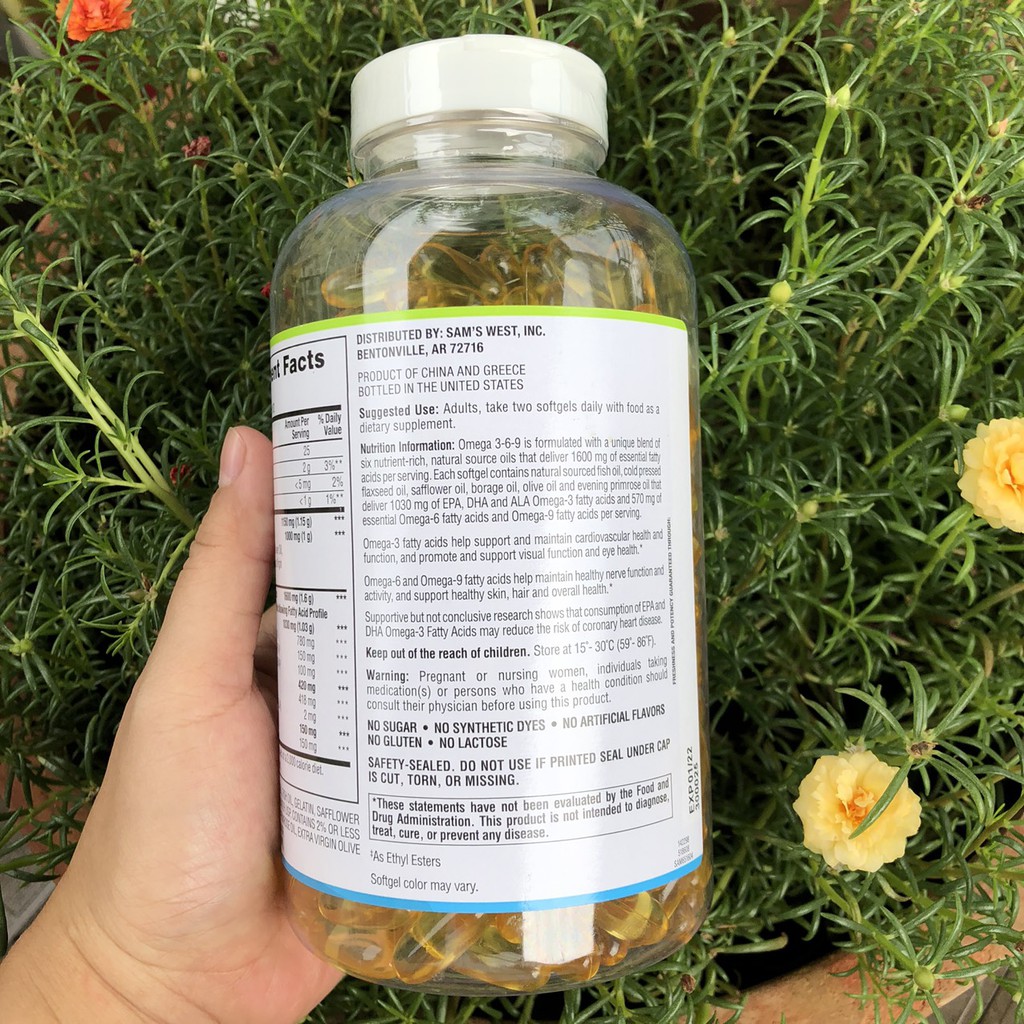 ❤️ BIG SALE [Date 6/2022] OMEG 369 Member's Mark 325 viên Mỹ | BigBuy360 - bigbuy360.vn