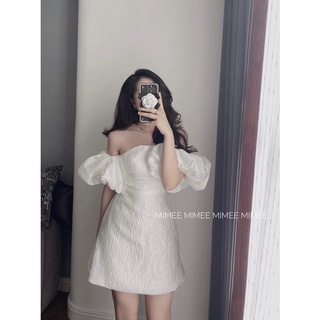 Váy trễ vai đi tiệc tay siêu bồng tiểu thư Ciin Dress