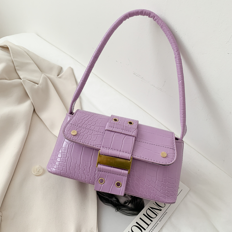 Ielgy Dưới Túi Xách Tay In Họa Tiết Cá Sấu Phong Cách Pháp