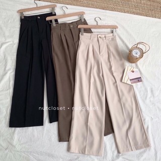 Quần tây ống rộng siêu dài 100cm