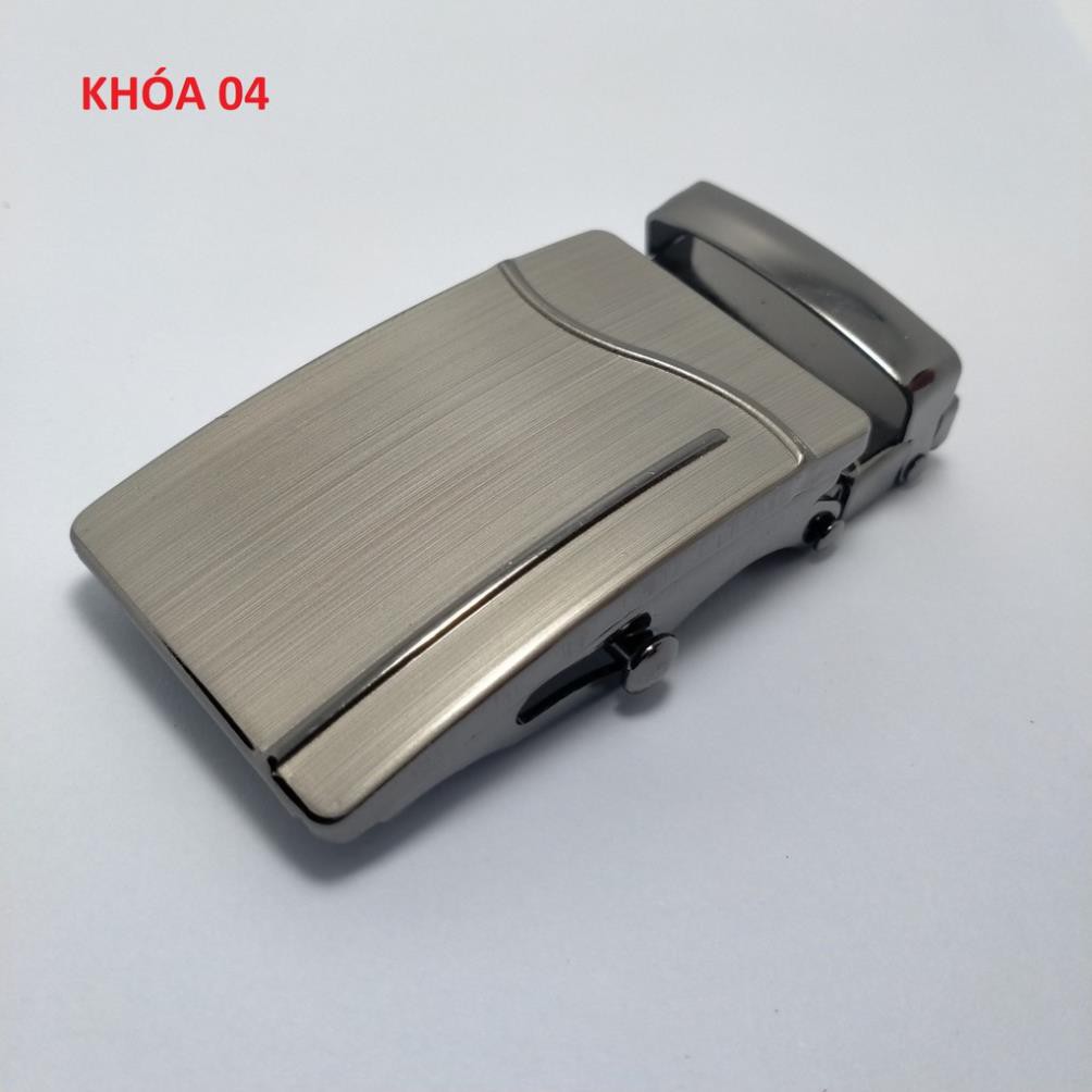 Mặt Khóa Thắt Lưng Nam - Mặt Lăn Bằng Hợp Kim Chống Gỉ Màu Xám Đen Cho Thắt Lưng < 3.7mm