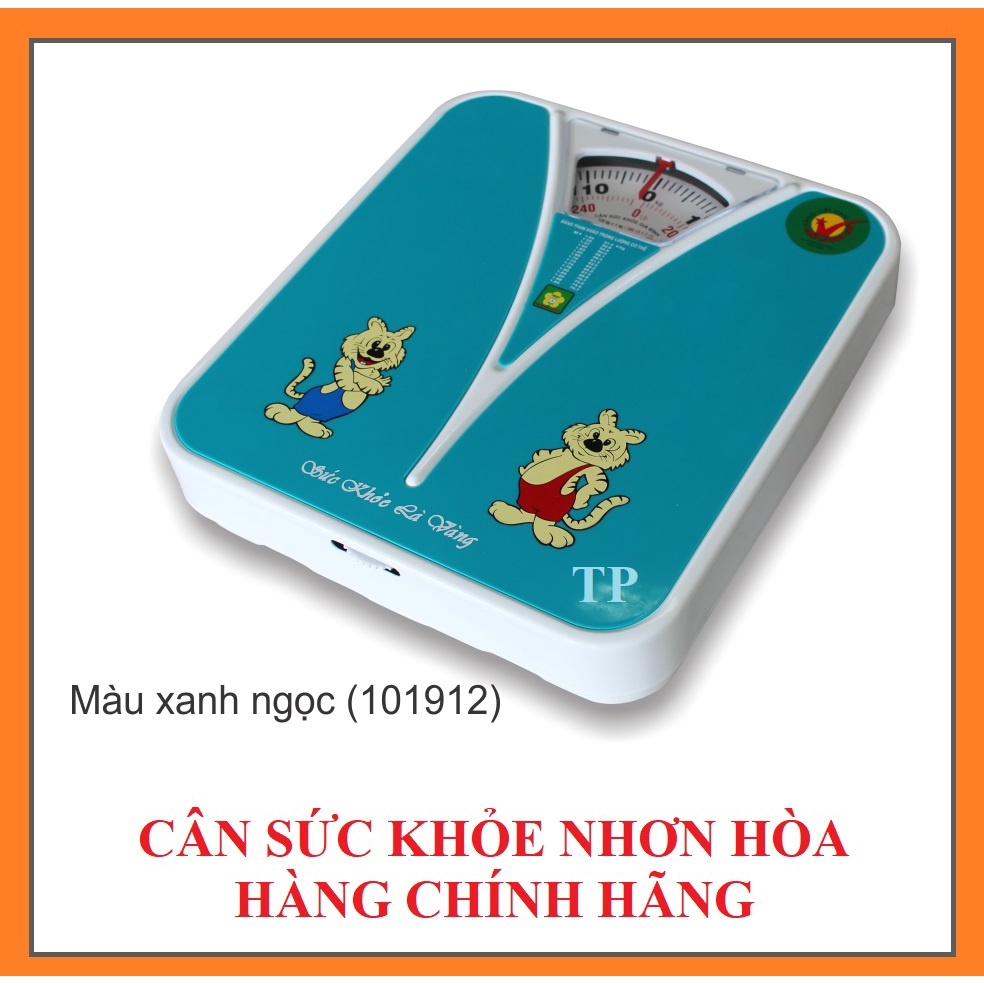 Cân sức khỏe 120kg - Cân sức khỏe gia đình 120 kg - Cân sức khoẻ Nhơn Hoà  - Giao Màu ngẫu nhiên