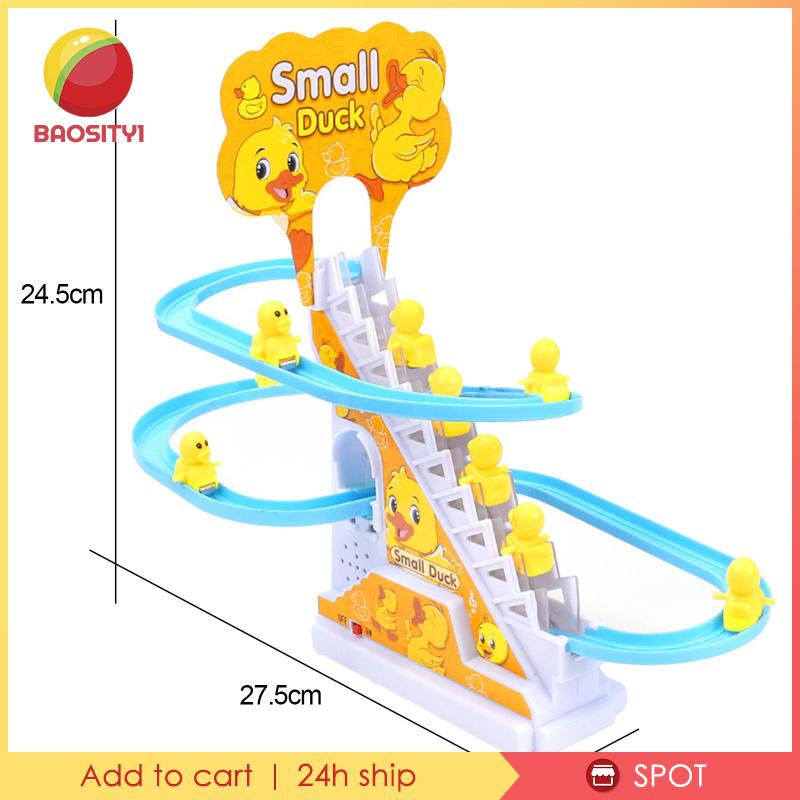 [Baosity1] Bộ Đồ Chơi Vịt Điện Tử Có Đèn LED Và Nhạc Cho Bé