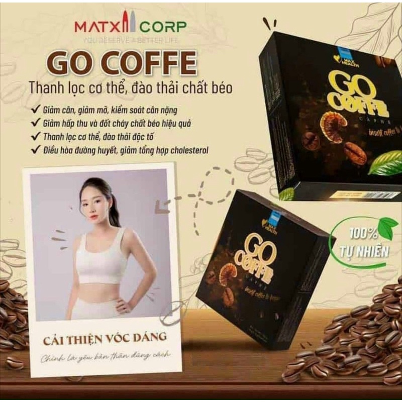 Caffe giảm cân Go Cofe hộp nhỏ 6 gói