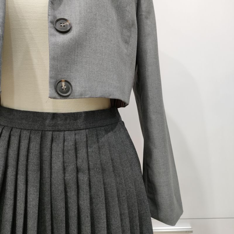 Áo crop blazer secondhand