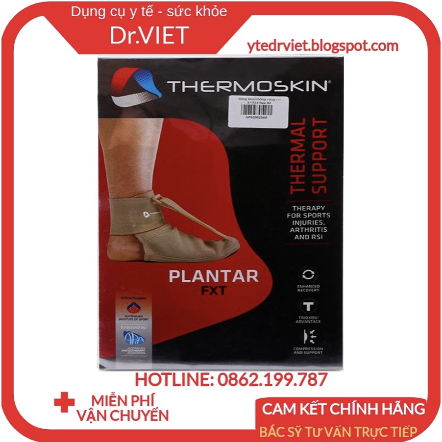 Băng kéo chống căng cơ Thermoskin Nhập khẩu từ Úc- Băng kéo Thermoskin Plantar FXT tránh tình trạng tê chân khi đang ngủ