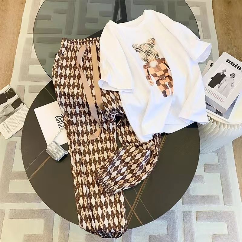 Bộ Đồ Thể Thao Tay Ngắn Dáng Rộng Mỏng Phong Cách Phương Tây Thời Trang Mùa Hè 2022 Mới Dành Cho Bạn Nữ