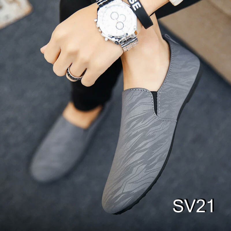 Giày Lười Nam Cao Cấp Phong Cách Thời Trang - [ Đen-SV20, Xám-SV21, Xanh navy-SV22 ] | BigBuy360 - bigbuy360.vn