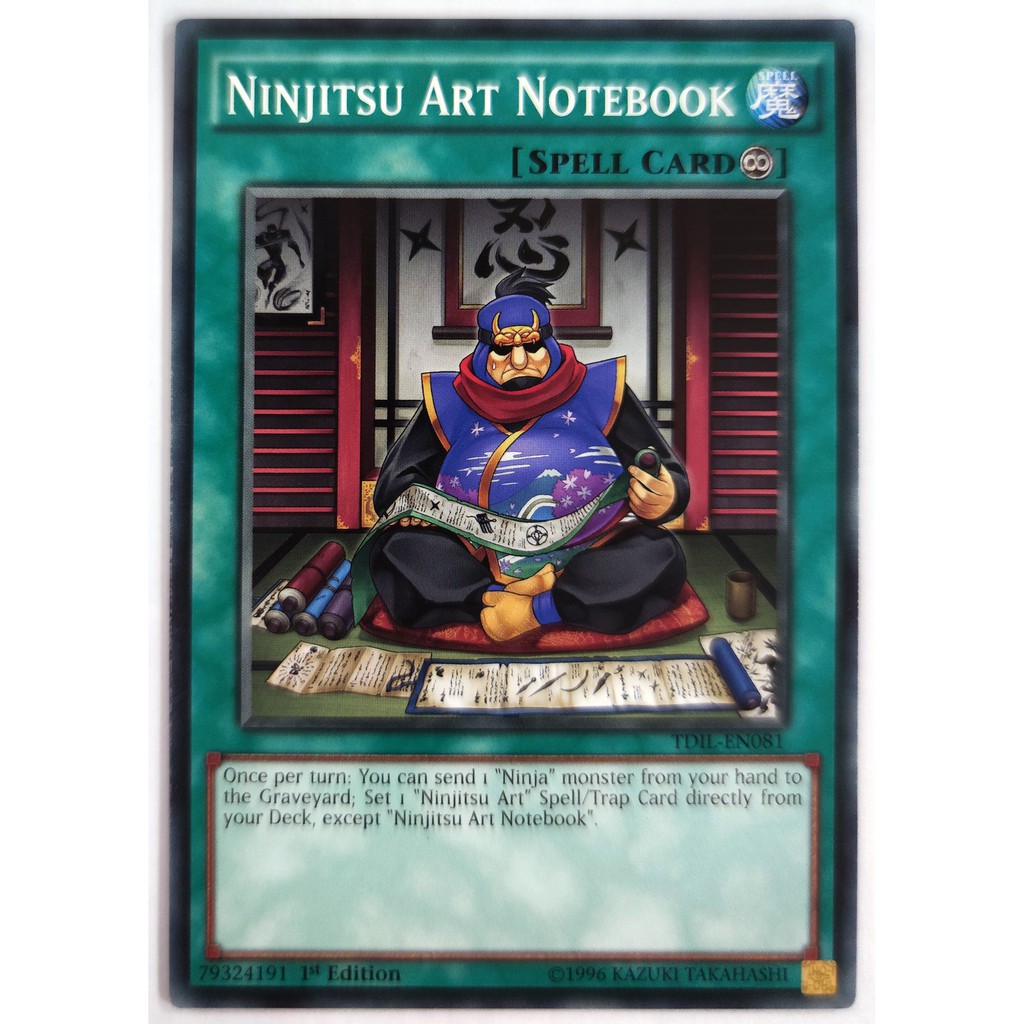 [Thẻ Yugioh] Ninjitsu Art Notebook |EN| Common