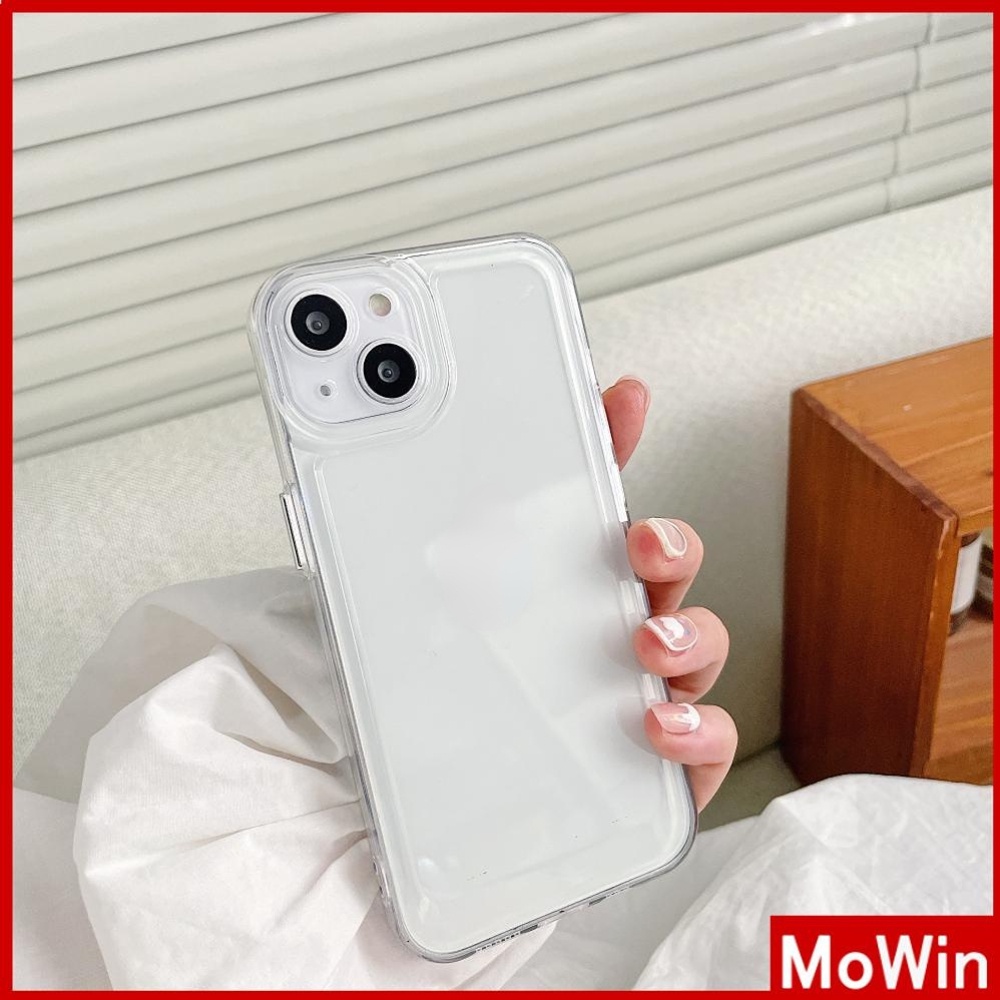 Ốp điện thoại silicone mềm trong suốt HD nút mạ dày chống va đập thích hợp cho iPhone 13 Pro Max 12 Pro Max 11 7 Plus