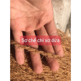 Dây thừng xơ dừa 2-4 mm, cuộn 900mét [sợi đôi siêu nhỏ cuộn lớn] | Dây thừng xơ dừa làm thủ công