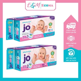 Miếng lót sơ sinh bỉm jo thay tã new born 1 new born 2 - ecoma
