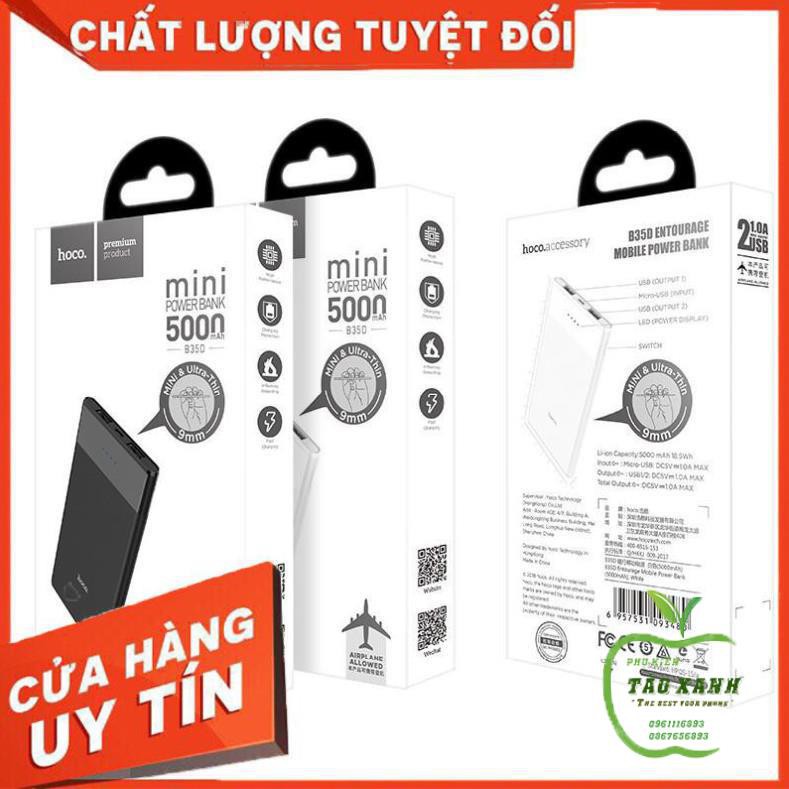 Sạc dự phòng hoco B35D 5000mAh Chính Hãng