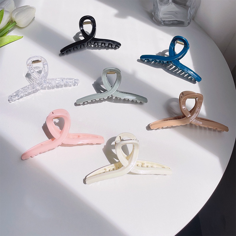 Kẹp Tóc Hình Cá Mập Lớn Đơn Giản Thời Trang Hàn Quốc