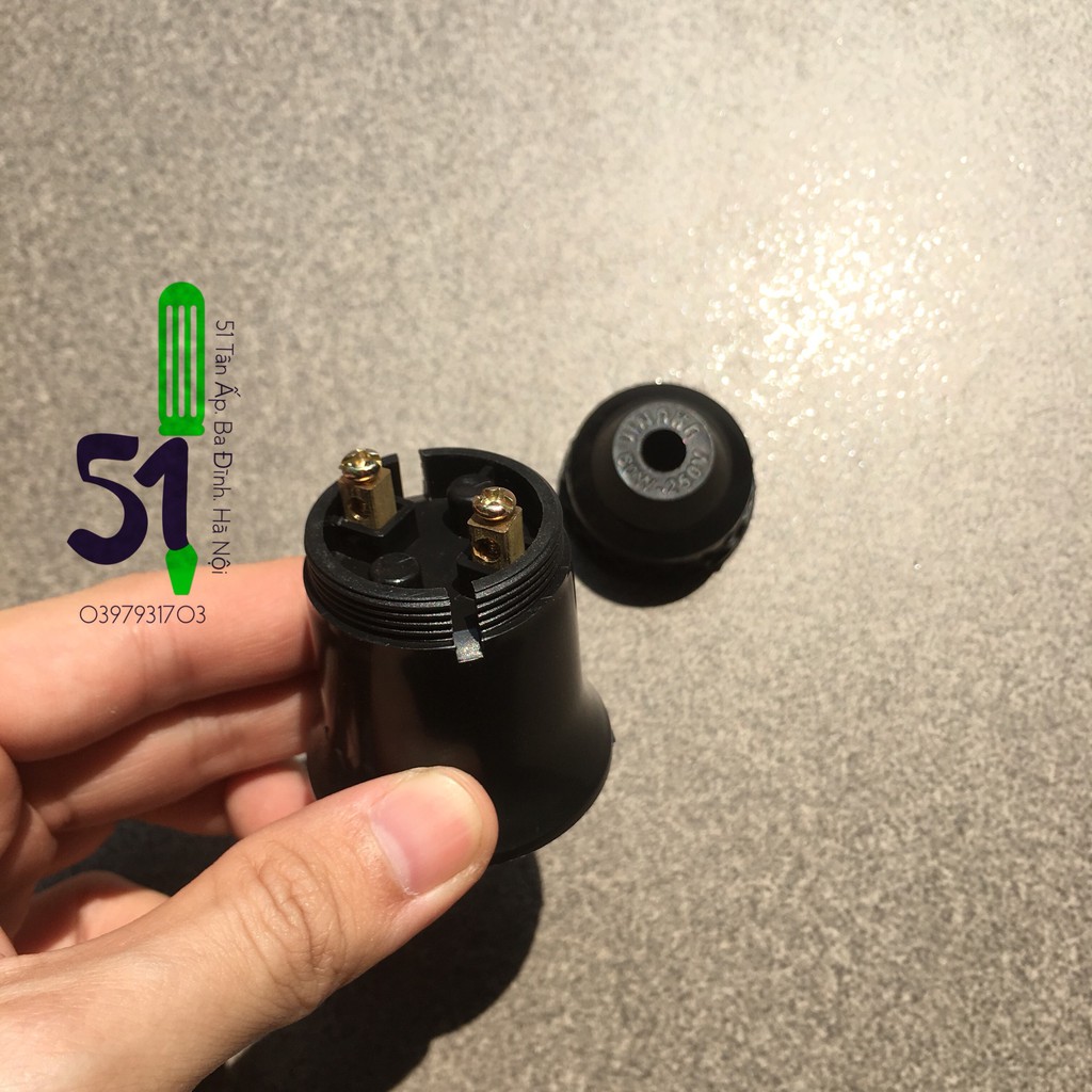 Đui đèn xoáy Vinaka | Đui xoáy thẳng gắn tường - Đui treo - Đui chếch