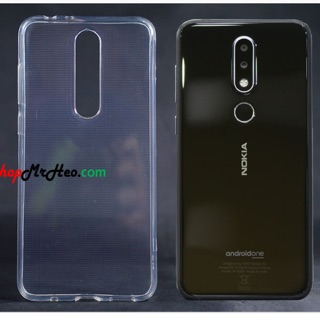 Ốp lưng dẻo cho Nokia 6.1 Plus / X6 silicon trong suốt