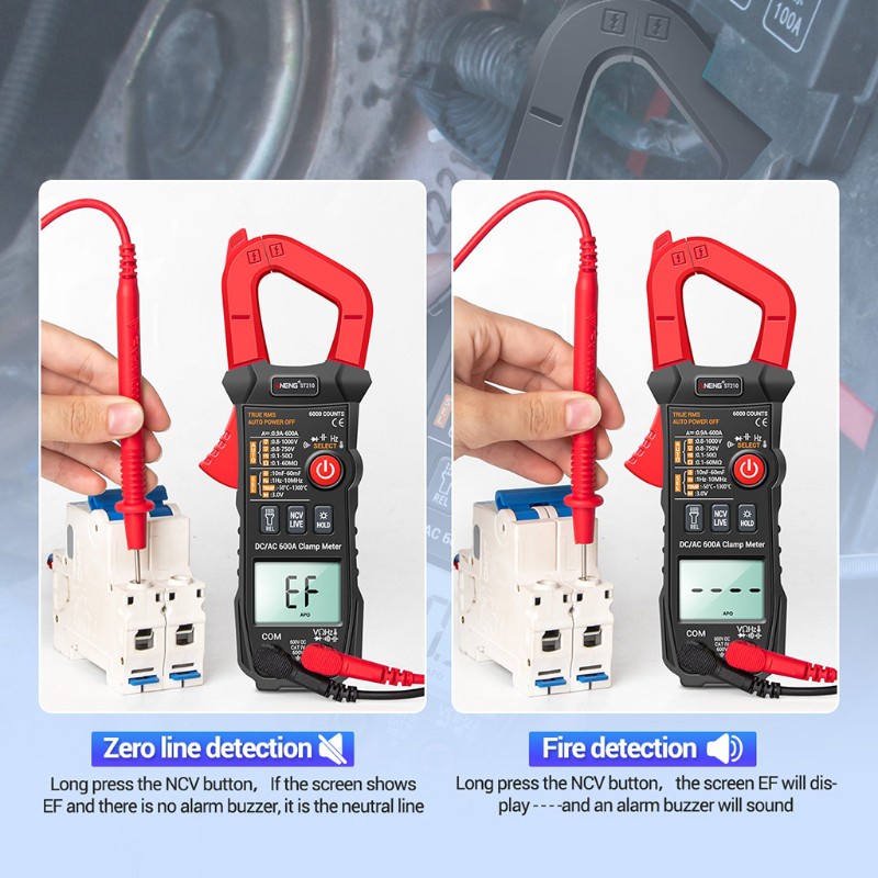 Kẹp Vạn Năng Kỹ Thuật Số Rms 6000 Counts Dc / Ac 600a St210 Chuyên Dụng