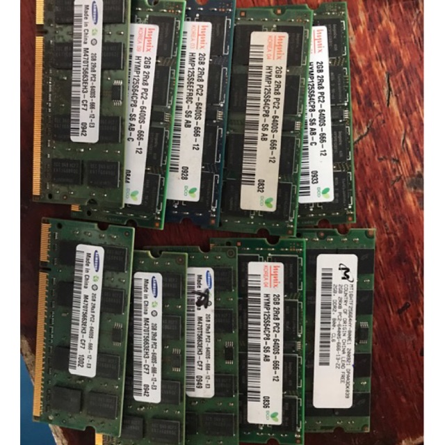 Ram laptop ddr2 2gb PC2-5300s bus 667mhz PC2-6400s bus 800mhz | BigBuy360 - bigbuy360.vn