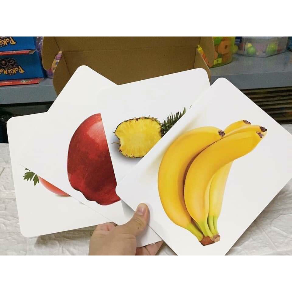 Thẻ học A5 ép Plastic,Ko THẤM NƯỚC, siêu BỀN ĐẸP, dạy bé nhận biết TGXQ