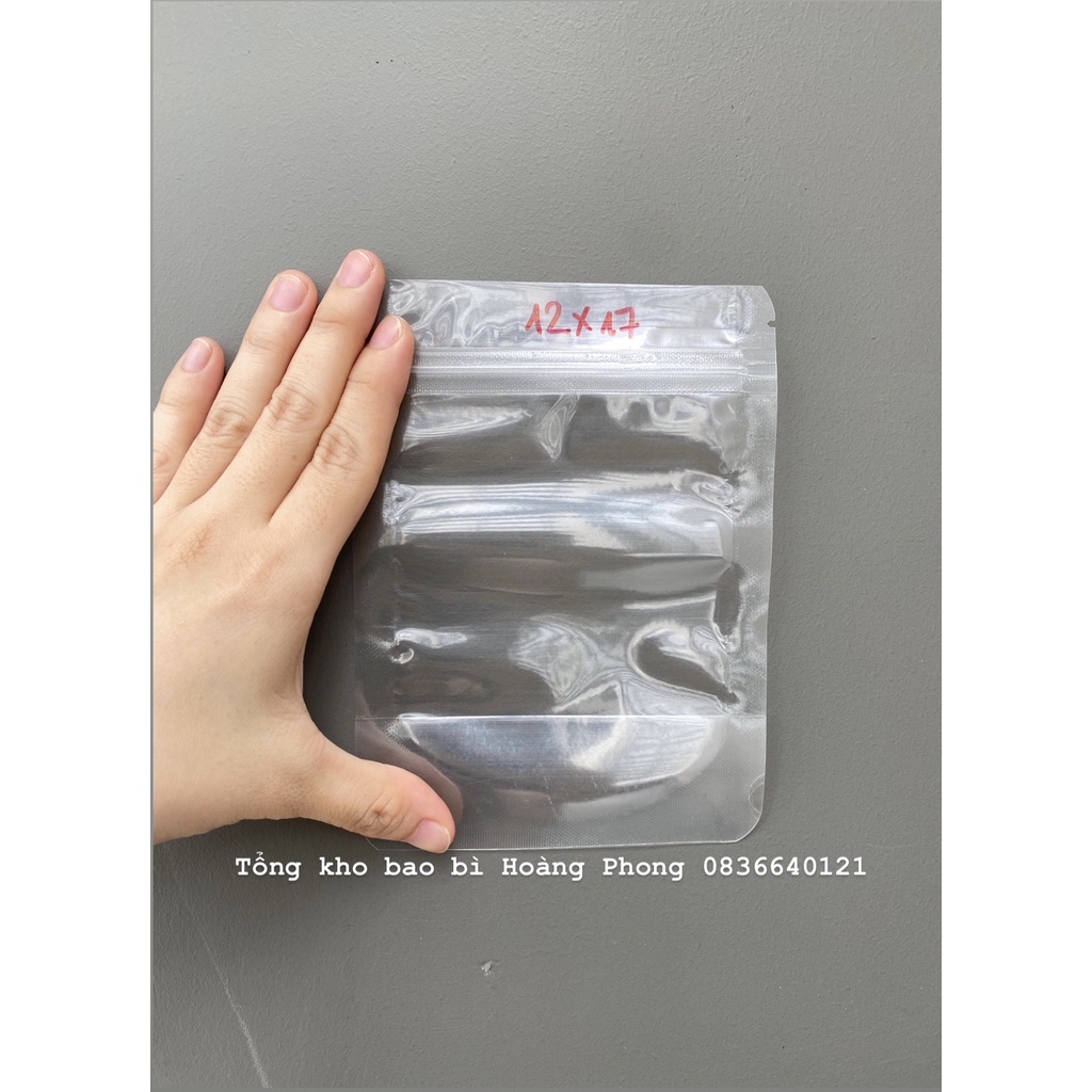 [Xả kho giá gốc] Túi zip trong hai mặt đáy đứng hàng đẹp sài gòn - 100Gr