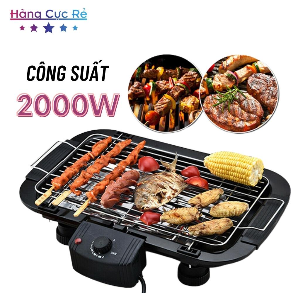 Bếp nướng điện không khói 2000W, vỉ nướng đa năng tiết kiệm điện - Shop Hàng Cực Rẻ