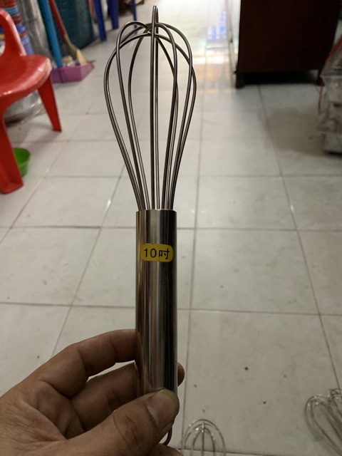 CÂY ĐÁNH TRỨNG INOX LOẠI LỚN SIZE 10" , 12" , 14" , 16" , 18" , 22"