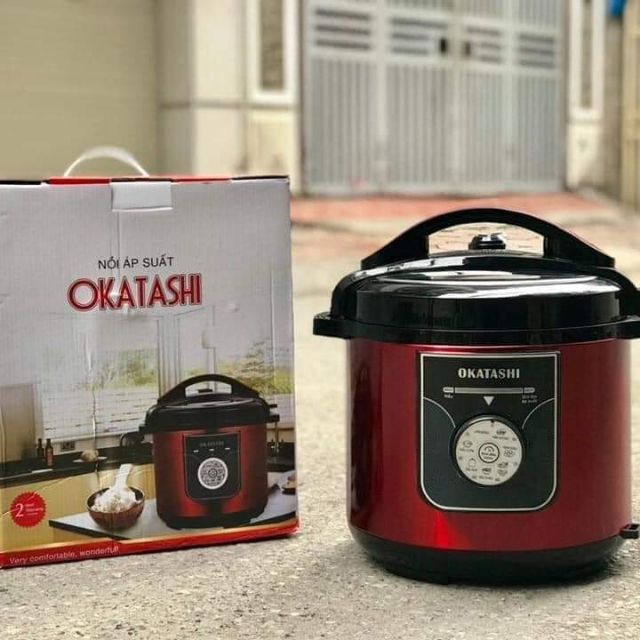 Nồi áp suất điện OKATASHI 6 Lit