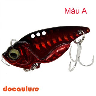 Mồi câu lure, mồi câu cá sắt VIB 45mm 11g lưỡi câu siêu bén