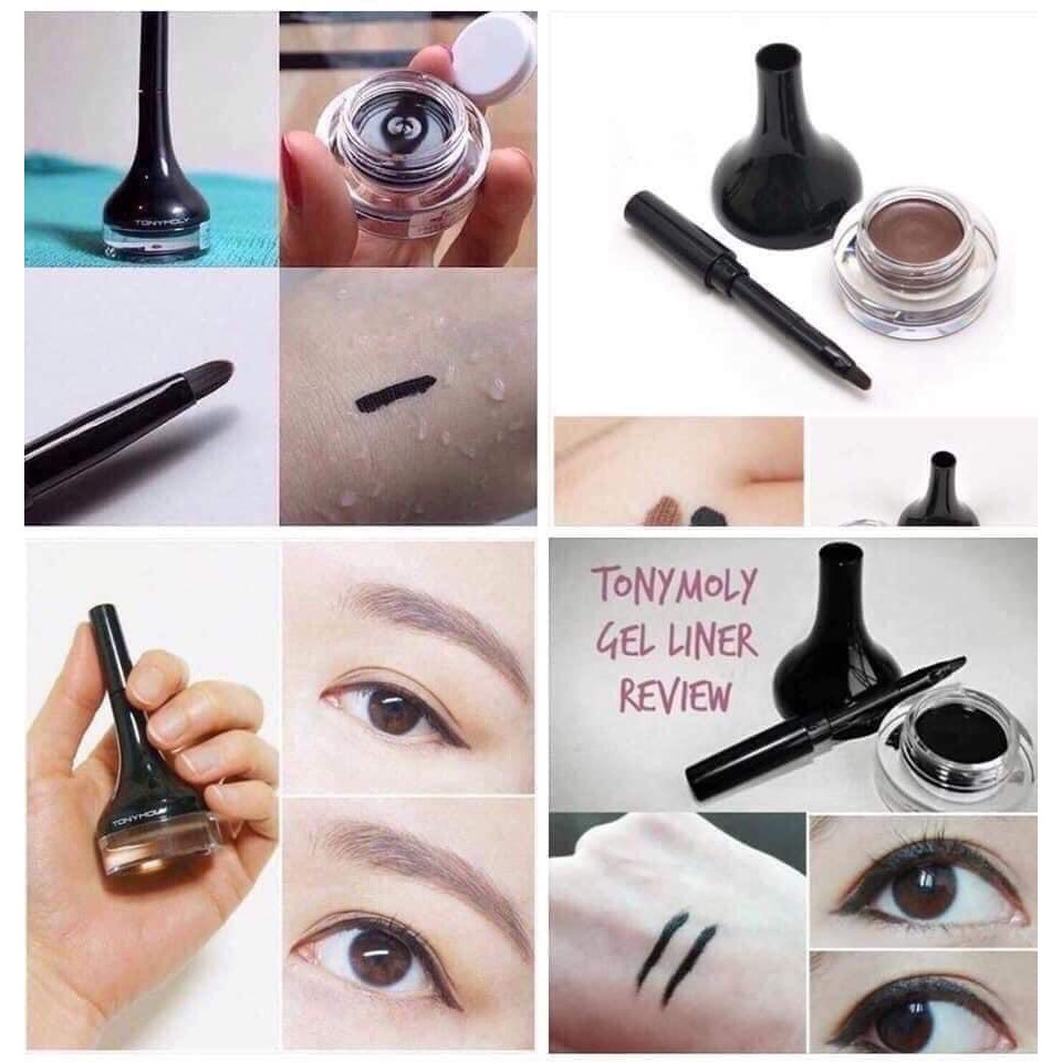 Gel kẻ mắt tonymoly backstage gel eyeliner | BigBuy360 - bigbuy360.vn