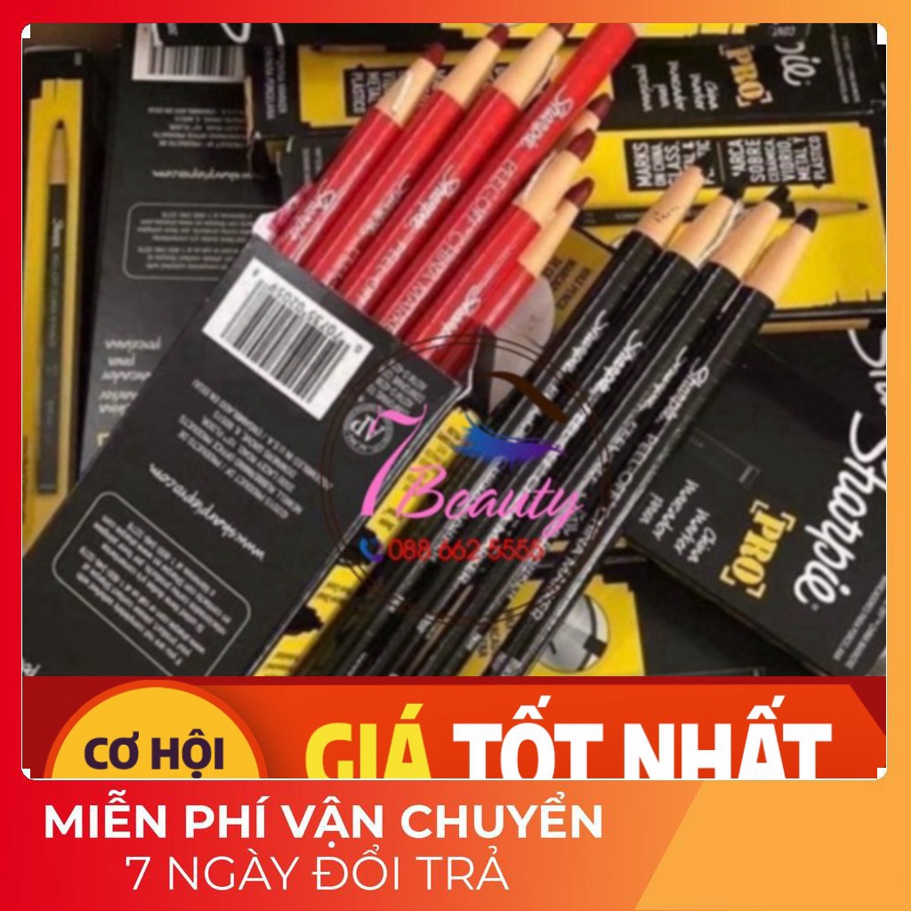 CHÌ ĐÁ SHARPIE HAI MÀU ĐỎ ĐEN