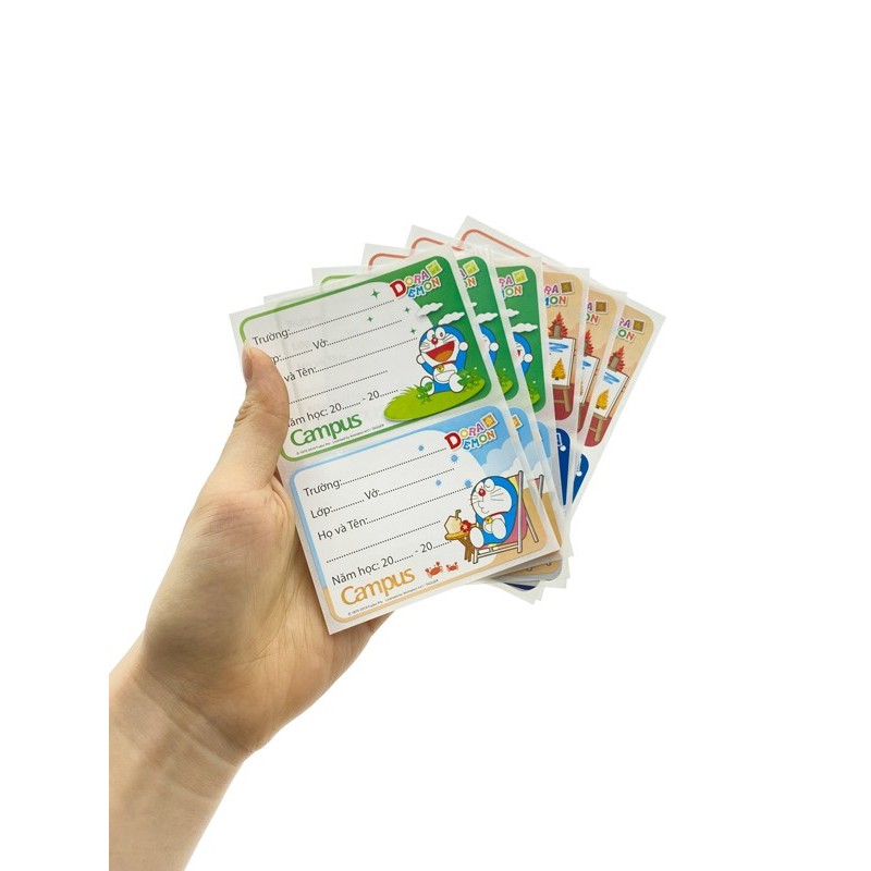 Nhãn vở campus Doraemon NT-DOR-12-1